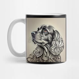 Profile of a Cocker Spaniel Mug